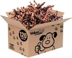 ValueBull Pizzle Twists, Premium Lamb, 100 Count - Natural Dog Treats, Grass-Fed -Zoo Shop 510RjvqhXzL. AC