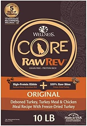 Wellness CORE RawRev Grain-Free Dry Small Dog Food, Natural Ingredients, Made In USA With Real Freeze-Dried Meat (Adult, Small Breed, 10 Lbs) 13 Wellness CORE RawRev Grain-Free Dry Small Dog Food, Natural Ingredients, Made In USA With Real Freeze-Dried Meat (Adult, Small Breed, 10 Lbs) - Image 11