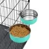 SubClap Kennel Water Bowl, No Spill & Detachable Dog Crate Water Food Bowl, Hanging Pet Cage Bowl With Clamp Holder, 2 Size Stainless Steel Pets Bowls For Dogs & Cats In Crate Cage Kennel, 38oz & 56oz -Zoo Shop 510XmDu2FaL