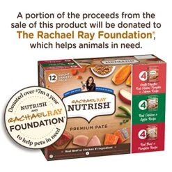Rachael Ray Nutrish Wet Dog Food, Beef, Chicken, And Gentle Digestion Variety Pack, 13 Ounce Can (Pack Of 12) -Zoo Shop 510Z9Locx0L