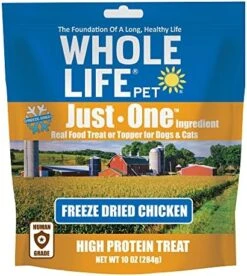 Whole Life Pet Just One Chicken Dog And Cat Value Packs - Human Grade, Freeze Dried, One Ingredient - Protein Rich, Grain Free, Made In The USA -Zoo Shop 510alpVGbyL. AC