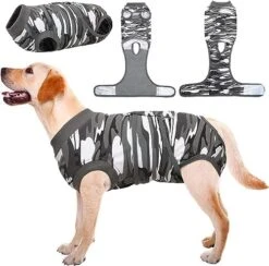 Recovery Suit For Male Dogs Neutered - Recovery Shirt For Male Female Dog Cats Light Incontinence Surgery Suit For Dogs - Recovery Suits For Female Dogs After Surgery -Vu01,Bluestripe-S -Zoo Shop 510k2miJQoL. AC