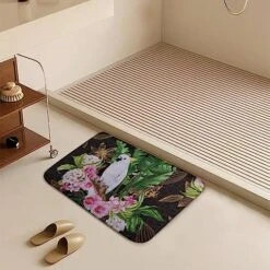 Nufar Exotic Parrot Cockatoo Print Gift For Birds Lovers Door Mats,Personalized Pet Decor Door Mats,Bird Lover Gift,Food Bowl Rug,Friends Doormat,Home Decor,Welcome Mat,Front Door Mat 30x17 Inch -Zoo Shop 510oOvUcTGL