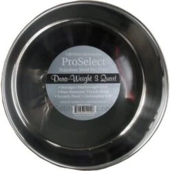 ProSelect Dura-Weight Stainless Steel Dishes — Durable Dishes For Dog And Cat Food, 2-Quart -Zoo Shop 510pC6RzRuL. AC