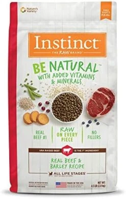 Instinct Be Natural Real Lamb & Oatmeal Recipe Natural Dry Dog Food, 24 Lb. Bag 26 Instinct Be Natural Real Lamb & Oatmeal Recipe Natural Dry Dog Food, 24 Lb. Bag -Zoo Shop 510rZ8jIJkL. AC
