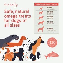 Salmon Oil For Dogs - Wild Alaskan Fish Oil For Dogs - Omega 3 For Dogs - Itch Relief For Dogs - Dog Joint Health - Dog Allergy Relief- Dog Itch Relief - 120 Dog Fish Oil Soft Chews -Zoo Shop 510s0WLWsPL