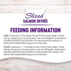 Wellness Complete Health Natural Grain Free Wet Canned Cat Food, Sliced Salmon Entree, 3-Ounce Can (Pack Of 24) -Zoo Shop 51132IwWo9L