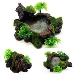 Aquarium Decoration Plant Resin Simulation Pot Turtle Lizard Climbing Pet Food Bowl Fish Tank Decoration Aquarium Supplies C 11 Aquarium Decoration Plant Resin Simulation Pot Turtle Lizard Climbing Pet Food Bowl Fish Tank Decoration Aquarium Supplies C -Zoo Shop 5115C811ZuL 1