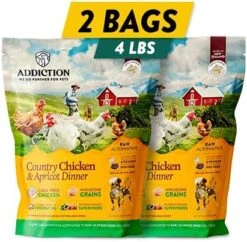 Addiction Homestyle Venison & Cranberry Dinner Raw Alternative Dog Food - Gently Air-Dried Complete Meal Or Dog Food Topper For Digestive And Skin And Coat Health, 2 Lb -Zoo Shop 5119kBxAIfS. AC