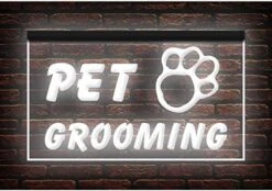 210003 Pet Grooming Dog Cat Shop Store Service Open Display LED Light Neon Sign (12" X 8", Green) -Zoo Shop 511Au3CX5YL. AC 2