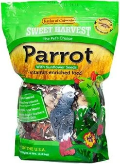 Kaylor Of Colorado AS-1106028 2 Lb Sweet Harvest Parrot With Sunflower Bird Food -Zoo Shop 511ik72GMbL. AC