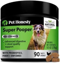 Pet Honesty Scoot Stopper - Digestion & Health Supplement For Dogs - Dog Anal Gland Support, Diarrhea & Bowel Support, Fiber & Probiotics (90 Ct) 19 Pet Honesty Scoot Stopper - Digestion & Health Supplement For Dogs - Dog Anal Gland Support, Diarrhea & Bowel Support, Fiber & Probiotics (90 Ct) -Zoo Shop 511kygBeWnL. AC 1