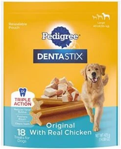 PEDIGREE DENTASTIX Large Dog Dental Care Treats Original, Beef & Fresh Variety Pack, 2.73 Lb.Pack (51 Treats) -Zoo Shop 511mglzcyVL. AC
