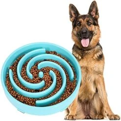JASGOOD Slow Feeder Dogs Bowl For Large Dogs,Anti-Gulping Pet Slower Food Feeding Bowls Stop Bloat,Preventing Choking Healthy Design Dogs Bowl -Zoo Shop 511sYvOX0kS. AC