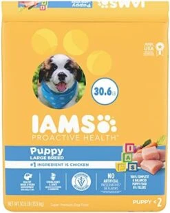 IAMS Smart Puppy Large Breed Dry Puppy Food With Real Chicken, 15 Lb. Bag -Zoo Shop 511uwe8xcL. AC