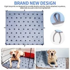 Non-Slip Washable Pee Pads For Dogs, 2 Pack Large Ultra-Absorbent And Leak-Proof Reusable Potty Training Pads For Dogs And Cats Puppy -Zoo Shop 5120bdYTvGL