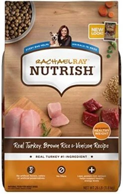 Rachael Ray Nutrish Dry Dog Food, Turkey, Brown Rice & Venison Recipe For Weight Management, 13 Pounds -Zoo Shop 5123VEr1jnL. AC