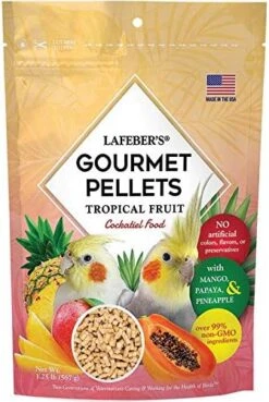 LAFEBER'S Premium Daily Diet Pellets Pet Bird Food, Made With Non-GMO And Human-Grade Ingredients, For Cockatiels, 5 Lb -Zoo Shop 5125w1aTV9L. AC