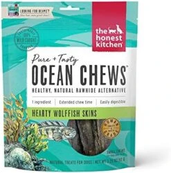 The Honest Kitchen Ocean Chews Hearty Wolffish Skins Dog Treats, 6 Oz (Beams) -Zoo Shop 512IEw8V wL. AC