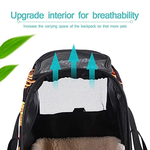 Pet Carrier Russian Doll Cuisine Food Pattern Soft-Sided Pet Travel Carriers For Cats,Dogs Puppy Comfort Portable Foldable Pet Bag Airline Approved 6 Pet Carrier Russian Doll Cuisine Food Pattern Soft-Sided Pet Travel Carriers For Cats,Dogs Puppy Comfort Portable Foldable Pet Bag Airline Approved - Image 4