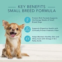 Blue Buffalo True Solutions Small & Mighty Natural Small Breed Adult Dry Dog Food, Chicken 11lb -Zoo Shop 512SI1axoVL 1