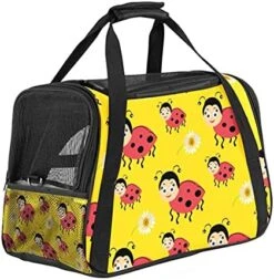 Pet Carrier Shrimp Pattern Sea Food Soft-Sided Pet Travel Carriers For Cats,Dogs Puppy Comfort Portable Foldable Pet Bag Airline Approved -Zoo Shop 512TpE9BwoS. AC