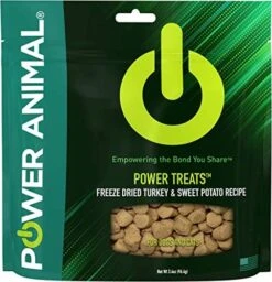 POWER Animal Power Treats - Freeze Dried Dog Treats And Cat Treats - Premium Quality Ingredients, Real Meat First Ingredient, All Natural, Humanely Sourced, Made In The USA -Zoo Shop 512Ufp78V L. AC