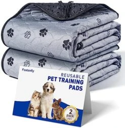 Non-Slip Washable Pee Pads For Dogs, 2 Pack Large Ultra-Absorbent And Leak-Proof Reusable Potty Training Pads For Dogs And Cats Puppy -Zoo Shop 512UuKyZ9iL. AC