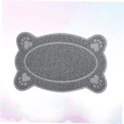 Mipcase 3pcs Silicone Desk Mat Cat Litter Rug Non Skid Rug Dog Feeding Mat Dog Placemat Litter Mat Dog Feeding Tablemat Silicone Pets Cute Pets Cat Food For Pets Table Mat Cat Mat Bowl Mat -Zoo Shop 512aw9tt8xL