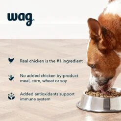 Amazon Brand – Wag Dry Dog Food, Chicken And Brown Rice 5 Lb Bag (Packaging May Vary) -Zoo Shop 512vwtHkI4L