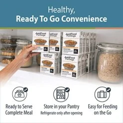 JustFoodForDogs Pantry Fresh Dog Food, Human Grade Turkey & Whole Wheat Macaroni (6 Pack) -Zoo Shop 5130nJc7dvL