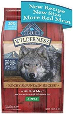 Blue Buffalo Wilderness Rocky Mountain Recipe High Protein Natural Adult Dry Dog Food, Red Meat With Grain 13 Lb Bag 22 Blue Buffalo Wilderness Rocky Mountain Recipe High Protein Natural Adult Dry Dog Food, Red Meat With Grain 13 Lb Bag -Zoo Shop 51314akq0lL. AC
