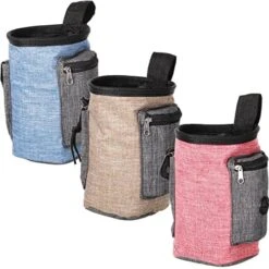 3 Pcs Dog Treat Pouch Dog Treat Training Pouch Washable Dog Treat Bag With Waist Strap And Poop Bag Dispenser For Carry Puppy Pet Toys, Kibble, Treats Holder, 2 Ways To Wear (Simple) -Zoo Shop 5139PeTtmtL. AC