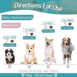 Flea And Tick Prevention For Dogs Chewable Tablets, Natural Oral Flea Tick Supplement, Heartworm Treatment Soft Chew For Small Dog Puppies, Mosquito Control Pest Treat, All Breeds Ages, 100 Count 13 Flea And Tick Prevention For Dogs Chewable Tablets, Natural Oral Flea Tick Supplement, Heartworm Treatment Soft Chew For Small Dog Puppies, Mosquito Control Pest Treat, All Breeds Ages, 100 Count -Zoo Shop 513Ckh9WmOL