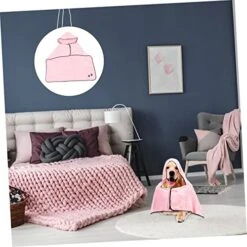 POPETPOP 3pcs Pet Bathrobe Towel Quick Dry Towel Quick Drying Towel Microfiber Bath Towel Microfiber Body Towels Dog Towels For Small Dogs Microfiber Bath Towels Pet Absorbent Bathrobe Pink -Zoo Shop 513D8QDrCUL