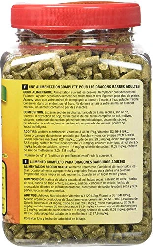 Zoo Med Natural Adult Bearded Dragon Food 10 Oz - Pack Of 4 3 Zoo Med Natural Adult Bearded Dragon Food 10 Oz - Pack Of 4