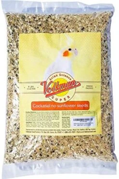 Volkman Avian Science Super Cockatiel No Sunflower Bird Food 4 Lb -Zoo Shop 513mv9J3ygL. AC