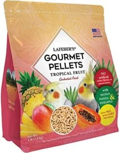 LAFEBER'S Premium Daily Diet Pellets Pet Bird Food, Made With Non-GMO And Human-Grade Ingredients, For Cockatiels, 5 Lb -Zoo Shop 513npQ10UL. AC