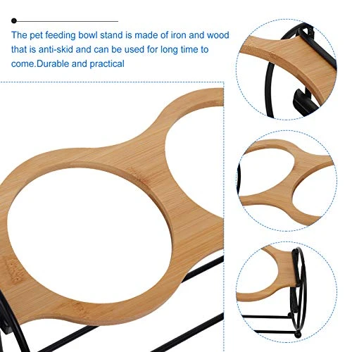 POPETPOP Black Utensil Holder Raised Cat Bowl Stand Iron Metal Cat Feeding Dish Holder Pet Food Bowl Rack For Cat Dog Neck Water Dispenser Stand Water Dispenser Stand Water Dispenser Stand 6 POPETPOP Black Utensil Holder Raised Cat Bowl Stand Iron Metal Cat Feeding Dish Holder Pet Food Bowl Rack For Cat Dog Neck Water Dispenser Stand Water Dispenser Stand Water Dispenser Stand - Image 4