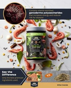 Ultra Fresh - Turtle Nutri Stick, Wild Sword Prawn, Calcium & Vitamin D Enriched Aquatic Turtle Food With Probiotics For Picky Turtles, Made From All Natural Ingredients 13.4 Oz -Zoo Shop 5143t3dDjvL