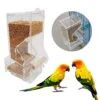 JTKDL Bird Feeder Durable And Disassembles For Quick Easy Cleaning Automatic Bird Feeder Pet Bird Cage Feeder Food Container Feeding Parrot -Zoo Shop 514JJhlcQPL