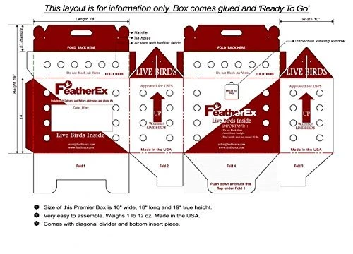 FeatherEx 3 Pack Premier Shipping Boxes 8 FeatherEx 3 Pack Premier Shipping Boxes - Image 6