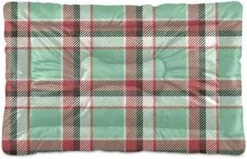 Ultra Soft Dog Cat Crate Bed Blanket-Retro Red Black And Yellow Plaid Fluffy Pet Bed All Season-Short Pile-Anti-Slip Pet Beds 24"x18" -Zoo Shop 514MM6Ban2L. AC