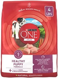 Purina ONE Plus Healthy Puppy Formula High Protein Natural Dry Puppy Food With Added Vitamins, Minerals And Nutrients - 31.1 Lb. Bag -Zoo Shop 514MniViUbL. AC