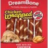 DreamBone Chicken-Wrapped Chews 8 Count, Rawhide-Free Chews For Dogs (1 CASE Of 24 Individual Packs Of 8 Count) -Zoo Shop 514TUGQdu7L