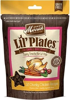 Merrick Lil' Plates Small Breed Dog Food, Grain Free Real Texas Beef And Sweet Potato With Raw Bites Recipe, Small Dog Food - 4 Lb. Bag -Zoo Shop 514d93rttgS. AC