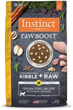 Instinct Raw Boost Grain Free Recipe With Real Salmon Natural Dry Cat Food By Nature's Variety, 4.5 Lb. Bag -Zoo Shop 514eT48 W7L. AC