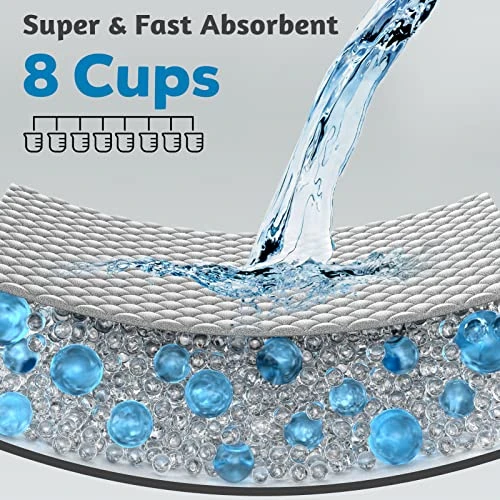 MIZOK Pee Pads For Dogs Large 28x34 Inches, Charcoal Puppy Pads New & Improved Odor-Control Absorbs Up To 8 Cups Of Urine Dog Pee Pads, 6-Layer Leak-Proof Wee Wee Pads For Dogs (40 Counts) 6 MIZOK Pee Pads For Dogs Large 28x34 Inches, Charcoal Puppy Pads New & Improved Odor-Control Absorbs Up To 8 Cups Of Urine Dog Pee Pads, 6-Layer Leak-Proof Wee Wee Pads For Dogs (40 Counts) - Image 4