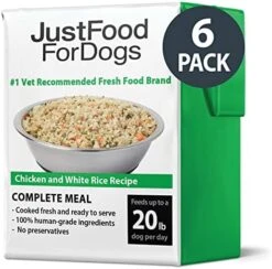 JustFoodForDogs Pantry Fresh Dog Food, Human Grade Chicken & White Rice (12 Pack) 15 JustFoodForDogs Pantry Fresh Dog Food, Human Grade Chicken & White Rice (12 Pack) -Zoo Shop 514pnzNuQkL. AC