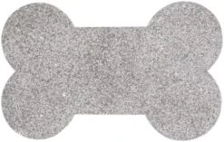 Pet Bone Placemat, Sparkling Rhinestones In Resin, Non-Slip Back, Stylish, For Glamorous Dog Bowls, Silver, 10x19, Sold Individually 15 Pet Bone Placemat, Sparkling Rhinestones In Resin, Non-Slip Back, Stylish, For Glamorous Dog Bowls, Silver, 10x19, Sold Individually -Zoo Shop 514xtsvBeYL. AC